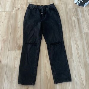NEVER WORN pacsun 90s boyfriend jeans Black